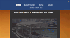 Desktop Screenshot of newportharborboatrentals.net